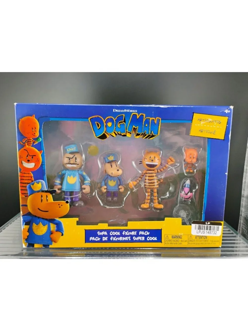 DreamWorks Dog Man Supa Cool Articulated Figure Pack